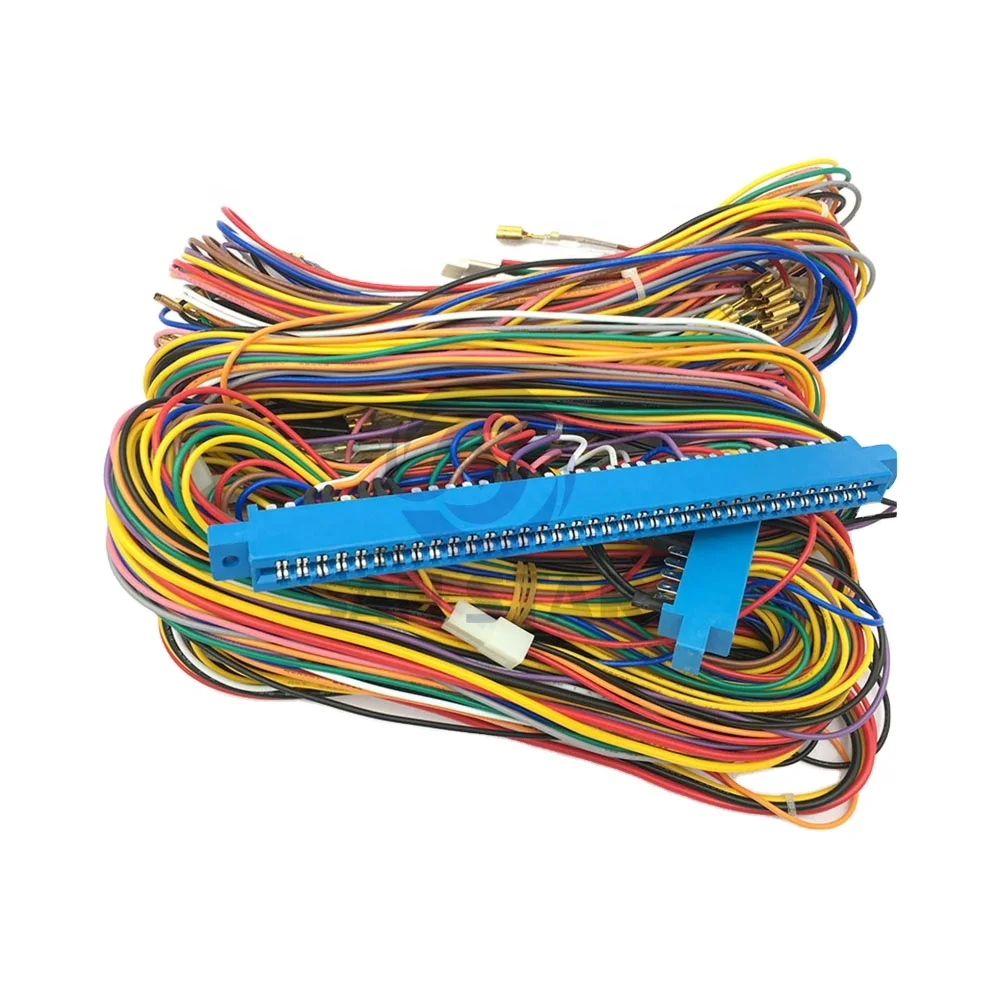 36pin 10pin para tragamonedas arcade machine jammer manufacturer assembly custom wire harness