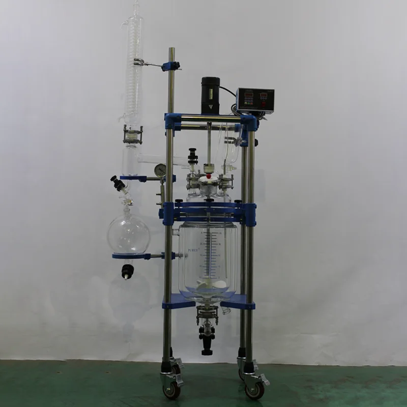 20л 50л лаборатория chemglass стекло в оболочке реактора