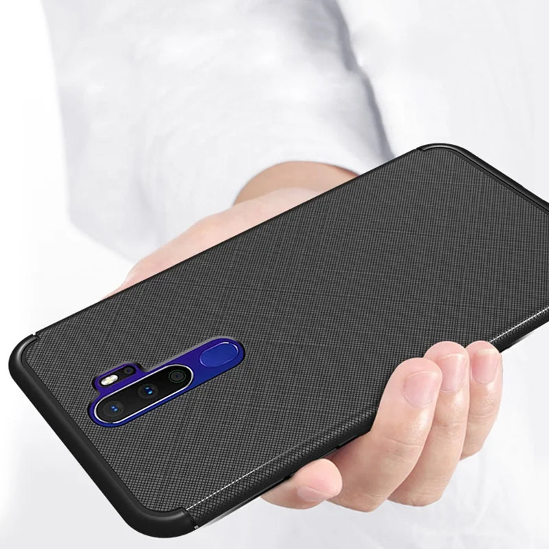 
Anti-fingerprint non-slip mobile phone back cover case for oppo A5 A9 A11X 