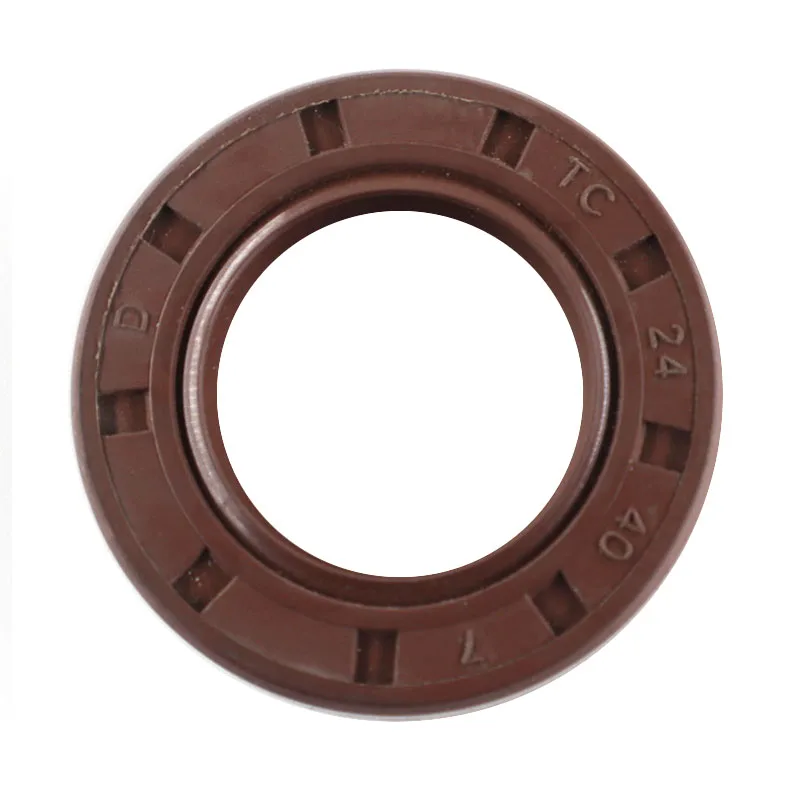 KAIRUITE Shaft Oil Seal 3 Lips NBR/FKM Rubber Seal With Spring With Corrugated Thread TG4 oil seal
