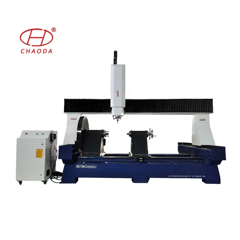 Stone Lathe Machine for Granite Marble with Grinding Unite