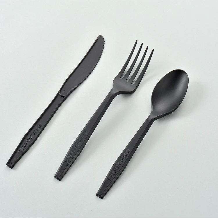 Factory Directly Price Disposable Plastic Forks And Spoon Food Grade Knife Plastic Cutlery