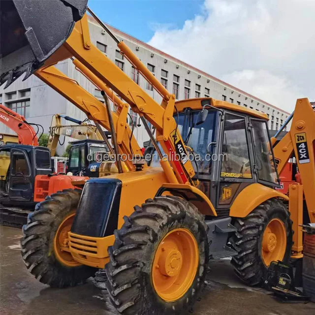 Лидер продаж подержанный экскаватор-погрузчик JCB4CX 8 тонн JCB 3CX 4CX для строительства