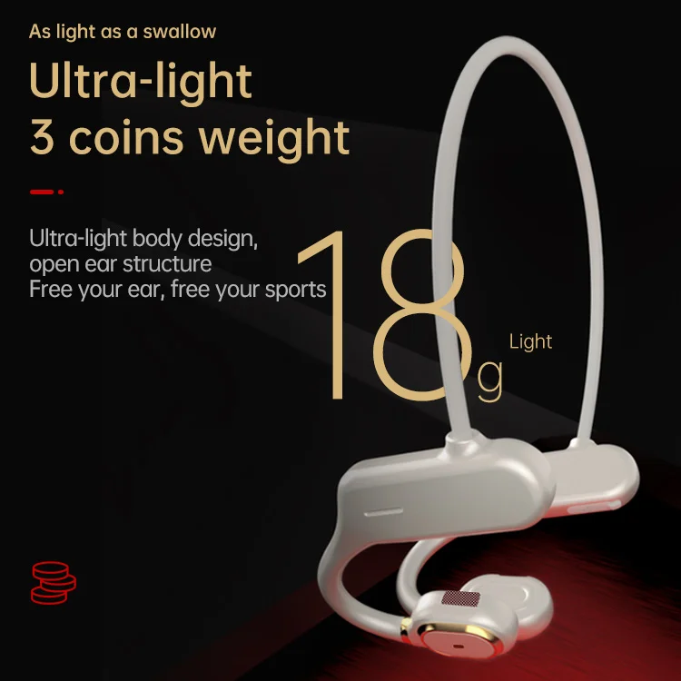 Advanced Customization Custom Logo Open Ear Headset Wireless Bluetooth Bone Conduction OEM Headphones ODM Private Label Earphone