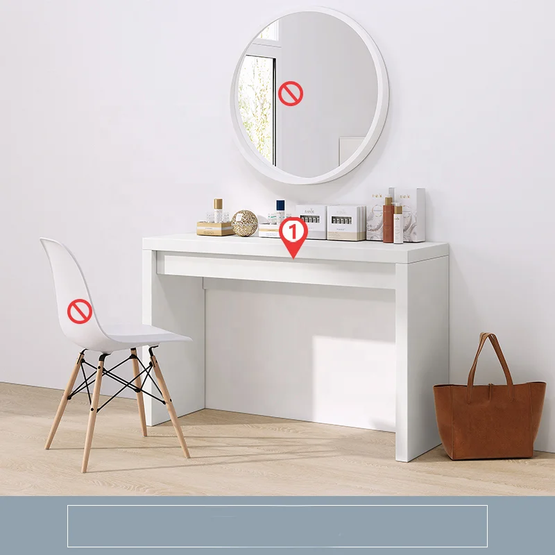 Mfun wonderful design reliable quality white princess dressing table classic italian dressing table with mirror and drawers