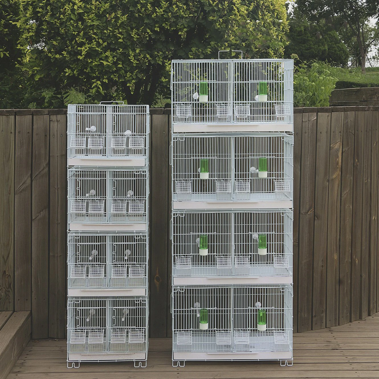 wholesale birdcages High quality luxury parrot canary bird iron cage bird breeding Stackable bird cage