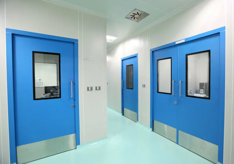 Modular Clean Room Lab Laboratory Dust Free Cleanroom Wall Stainless Steel Clean Room Door