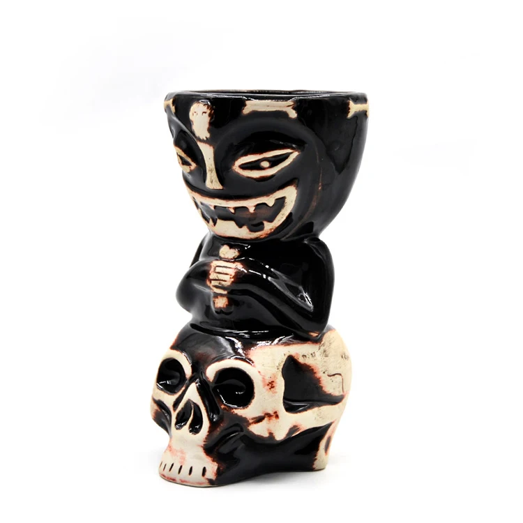 Customized Colored Tiki Mugs Cocktail Cups Ceramic Porcelain Cup