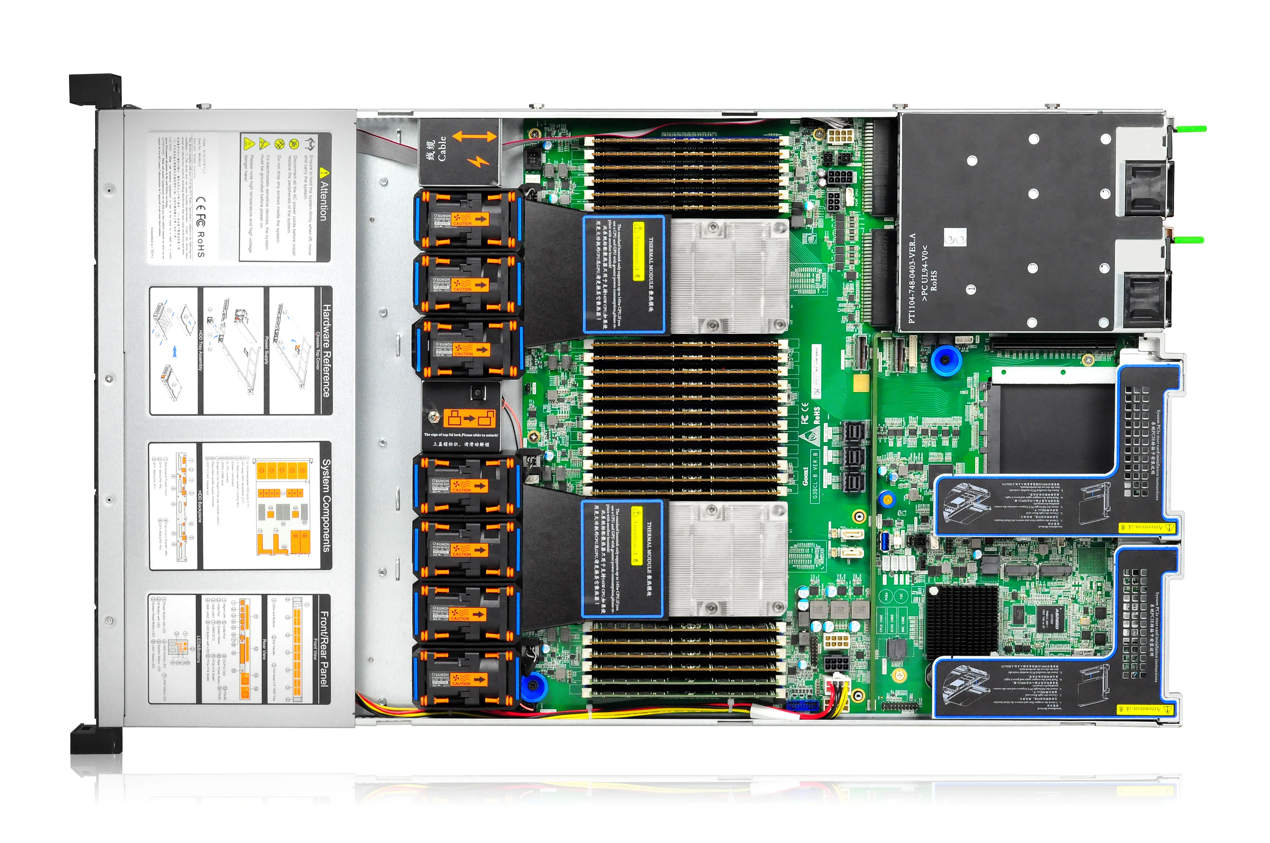 1U 10bay Xeon purley сервер 24 DIMM DDR4 с 2 интерфейсами M.2 поддержка * GPU
