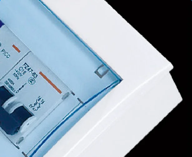 BAILI VTI 4way Surface Mounting Full Plastic Control Panel Distribution Box with indicator light