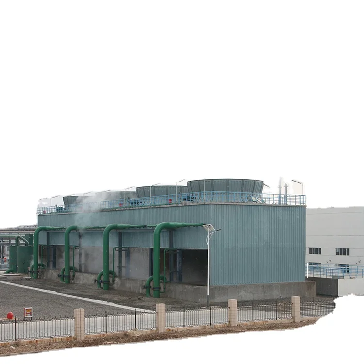 Large  Square Counter-flow Mechanical Ventilation Steel-Concrete Structure  NBTL Cooling Tower