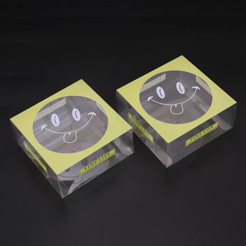 Wholesale Customized Transparent Clear Food Grade PET Cake Box with Custom Logo Cheap Price PVC Plastic Storage Container
