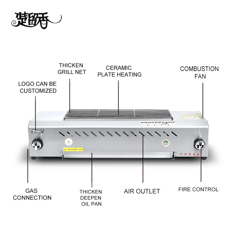 
Best selling quality china rotisserie agentinian smoker bbq grills 