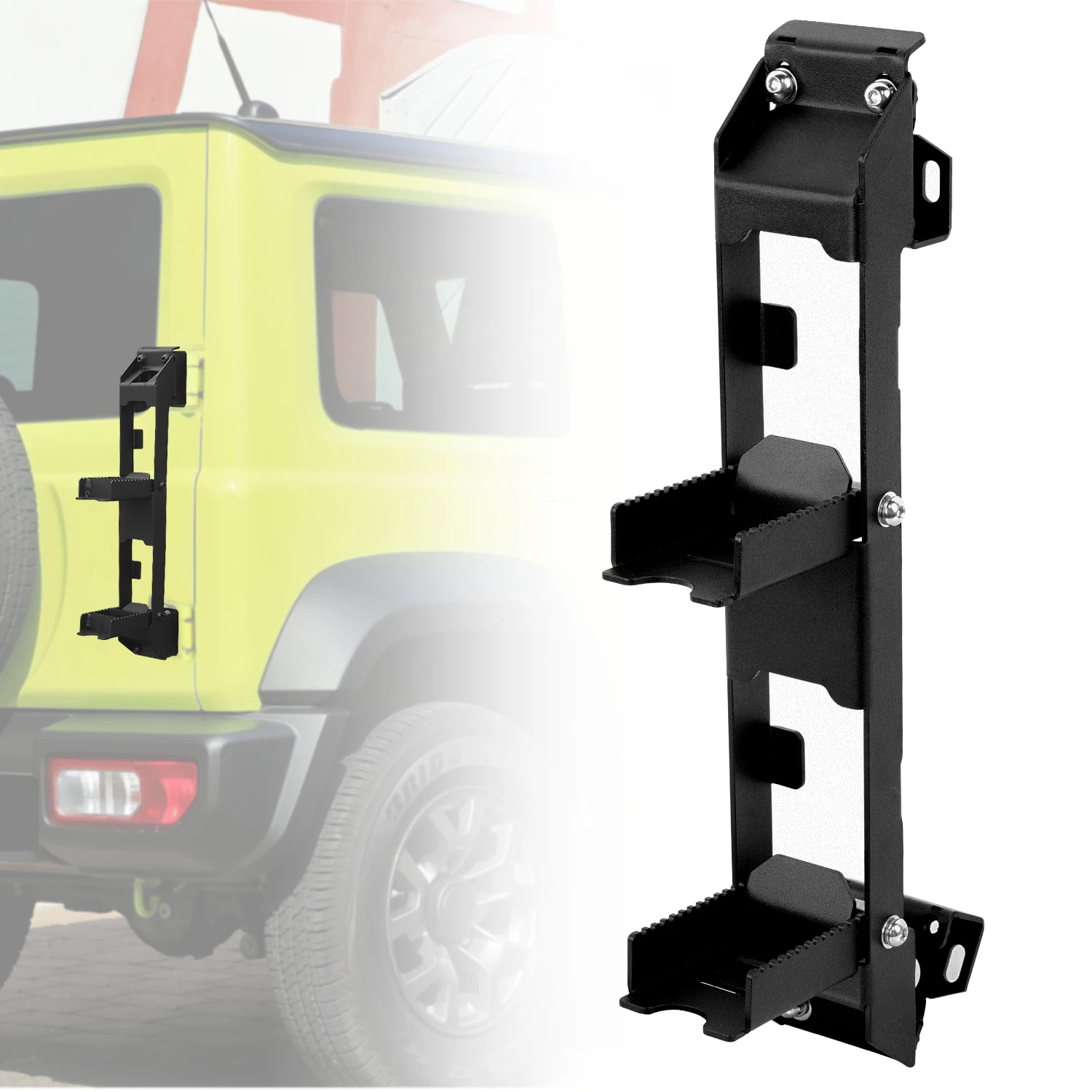 Архаического новый стиль Хвост дверь лестница для SUZUKI Jimny 2018-2021 JB64 JB74 складная лестница багажника