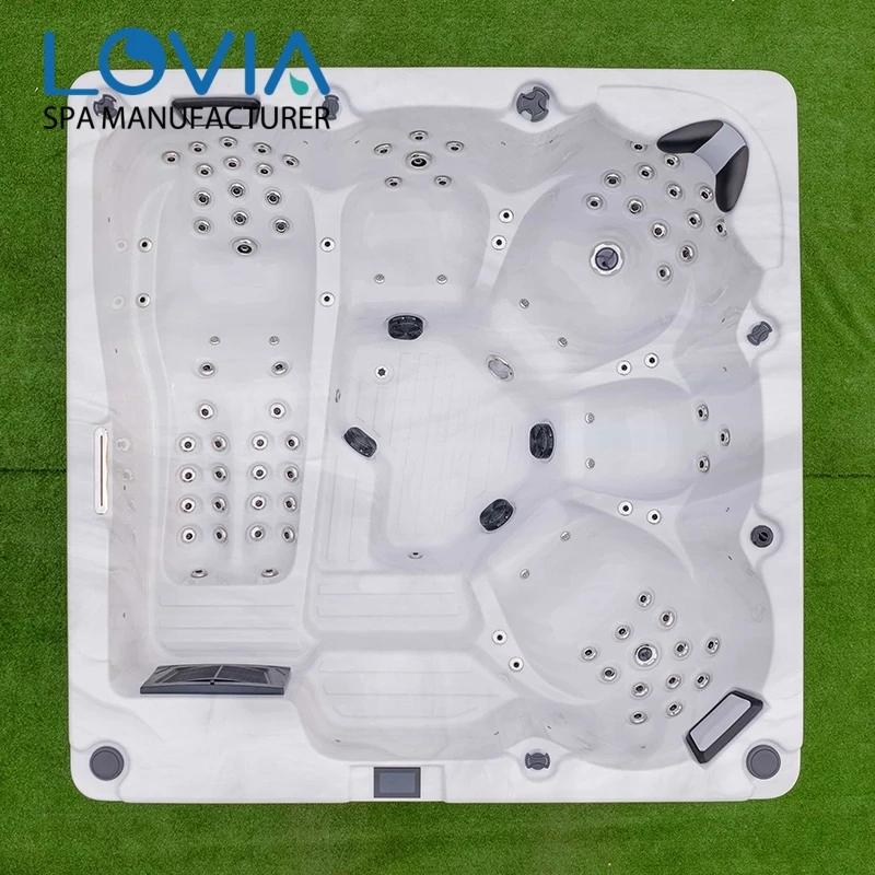 New Product Hot Tub Manufacturers Acrylic Balboa Massage Spa Bathtub Whirlpool Hydro Hot Tub Cover Outdoor For 6 Persons