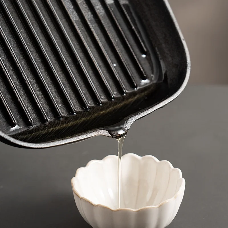 Wholesale TOP Seller Cookware Seasoned Cast Iron Skillet Set Steak Pan Frigideira Non Stick Fry Pan