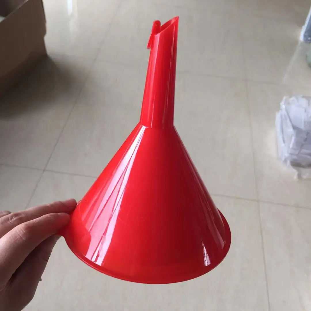 red/blue plastic 4pcs set oil funnel for kitchen tool