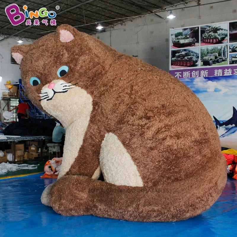 Bingo Factory Inflatable Animal Cat Advertising Plush Toys Inflatable Cartoon Characters Decoration Giant Inflatable Cat