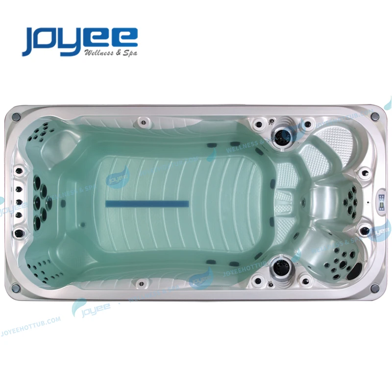 JOYEE Garden Backyard fiberglass swimming pool inground acrylic balboa intex swim spa with cover and