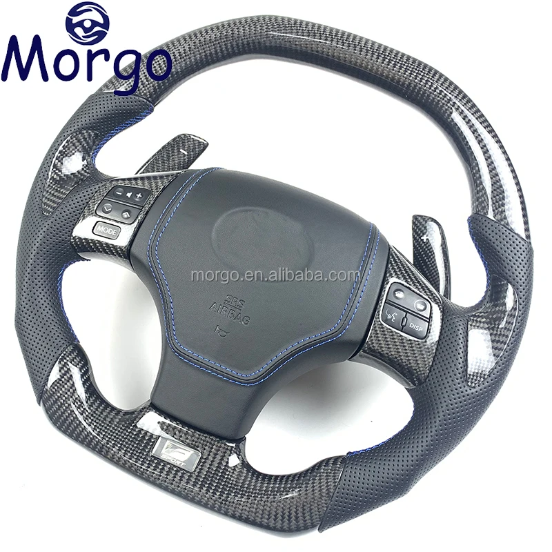 Car Steering Wheel Fit For Lexus IS 250 350 IS250 IS350 ISF 2008 2009 2010 2011 2012 2013 Carbon Fiber Steering Wheel Customized