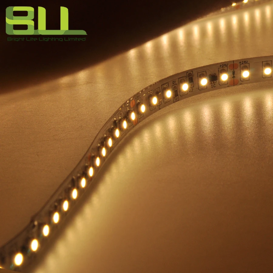 High quality 2700K warm white color 120led smd 3528 24V flexible LED strip for smart led strip decoration