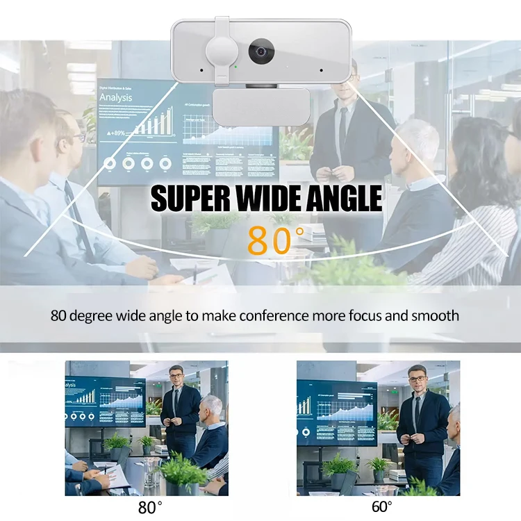 Conferencing 2MP FHD 1080P Webcam 30fps Camera Built-in Microphone Web Cam Video Conference Auto Focus Camera
