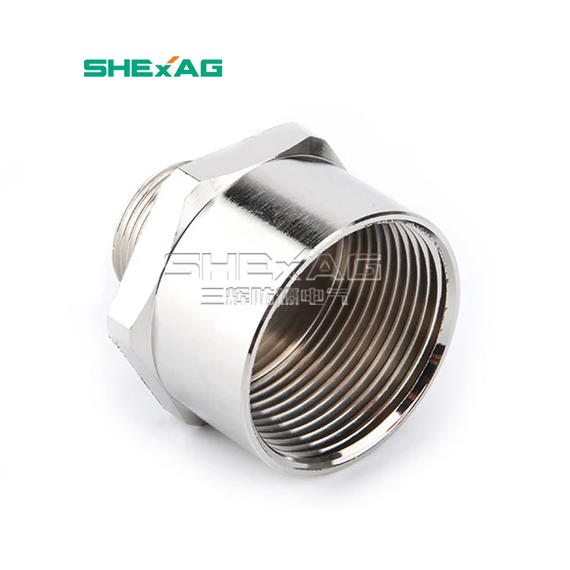 Top Quality ATEX Double Compression Explosion-rpoof Threaded Plug Cable Gland Enlarger Thread Adapter With Adapter
