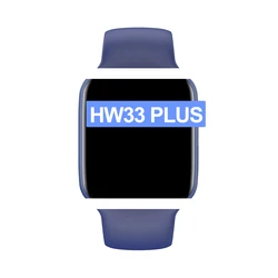 Лидер продаж умные часы HW33 PLUS 1 75 дюйма квадратный экран двойная кнопка поворота HW 33 Wearfit Pro App