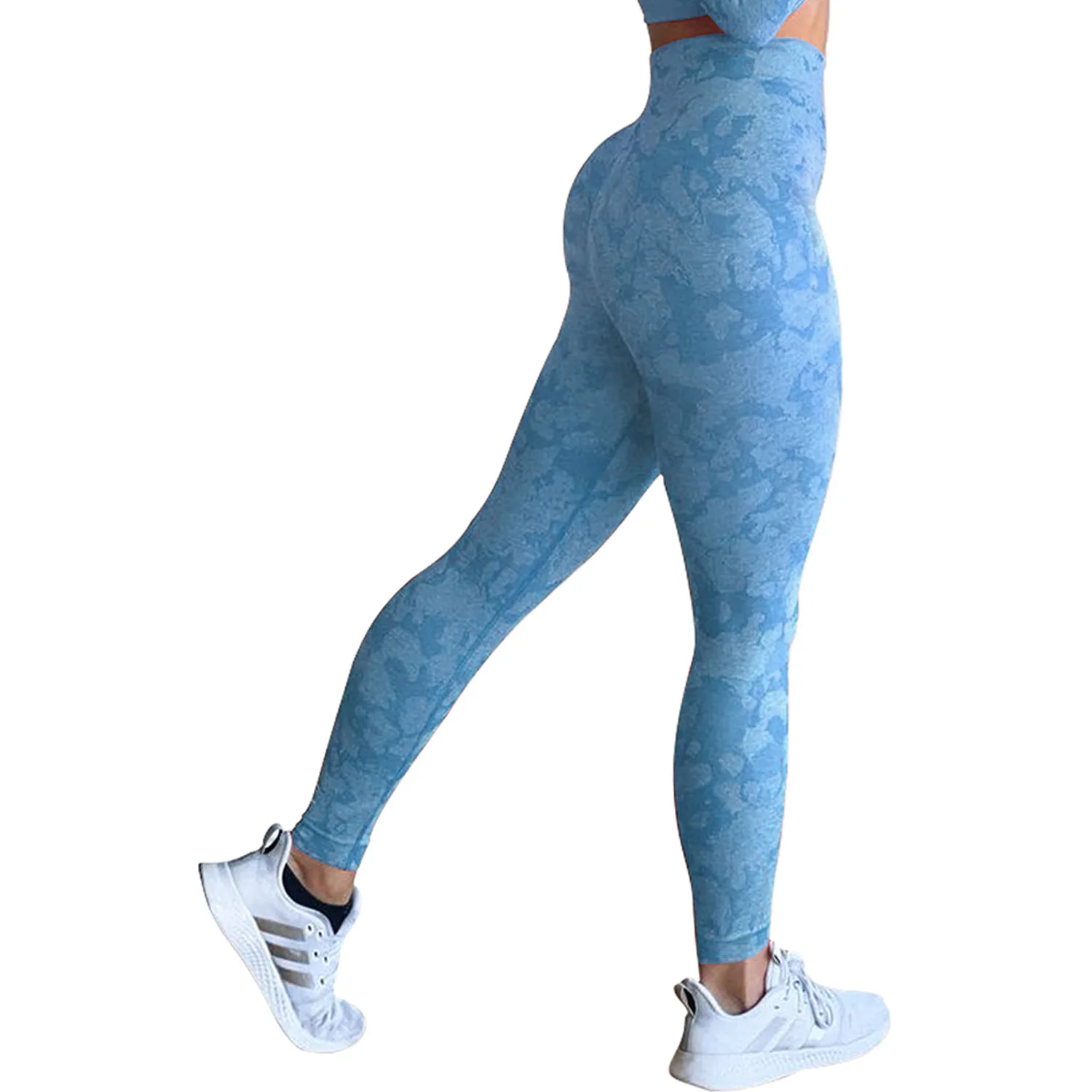 Custom Camo leopard Seamless Leggings High Waist Workout Leggings for Women Gym Yoga Pants