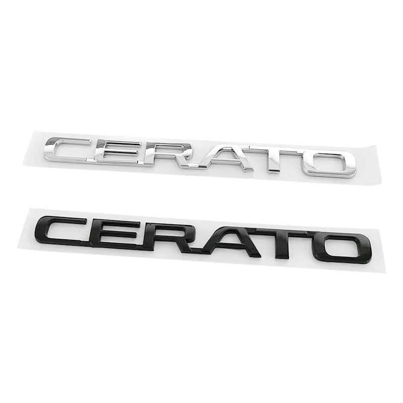 CERATO body trunk label letters logo ABS conjoined body English tuning logo stickers For Kia Cerato