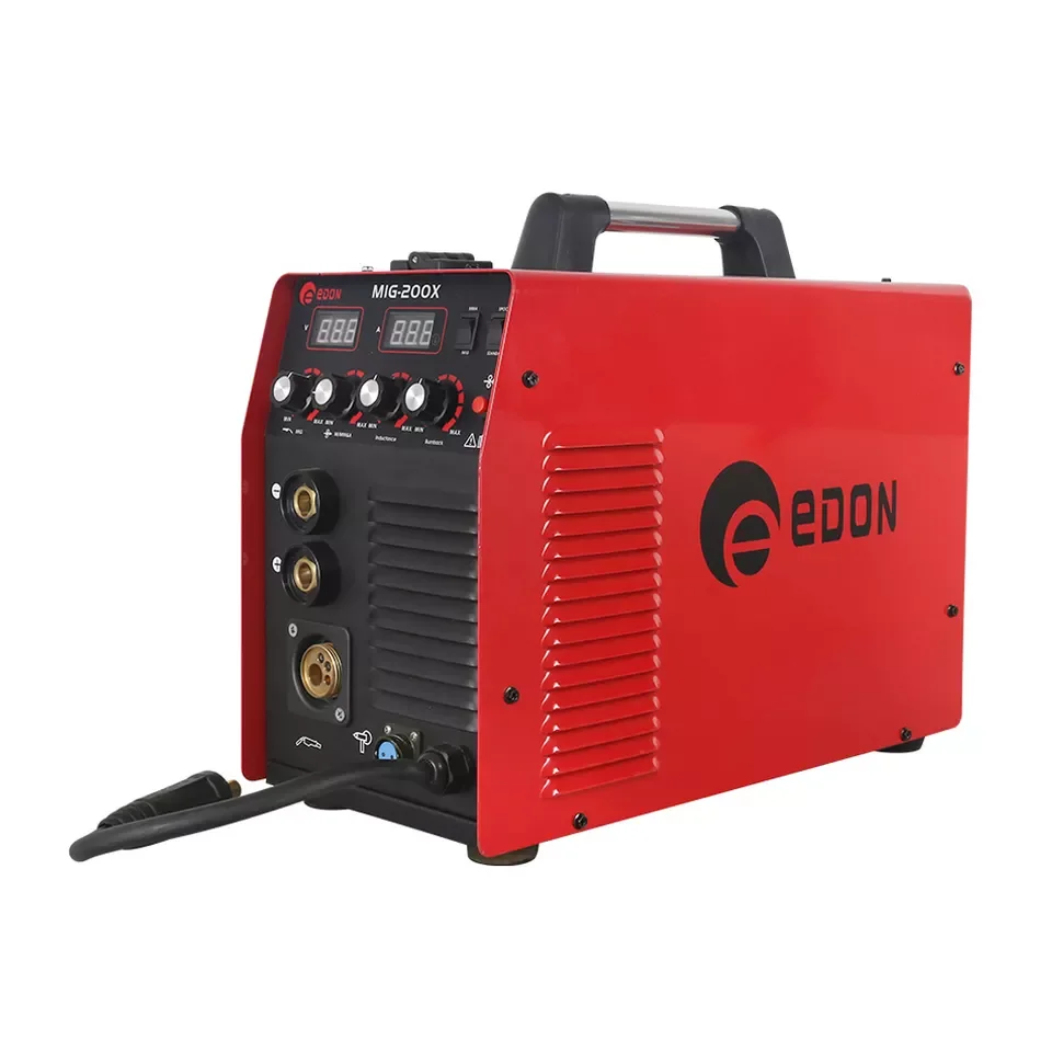 EDON  Expert  MIG200 Spool gun IGBT inverter WELDING MACHINE 15KG MIG WELDER Gas Gasless Flux wire mig welding machine