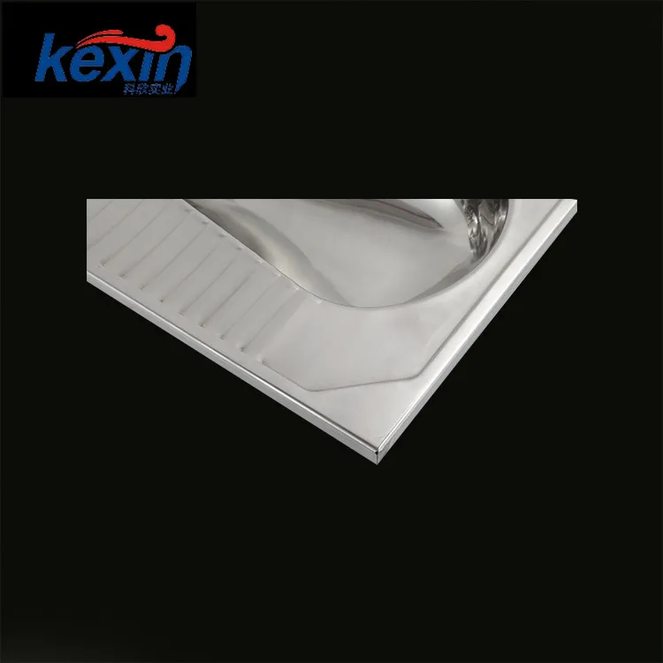 Factory Easy to Install Toilets Stainless Steel Squat Squatting Pan
