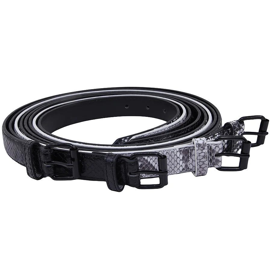 Snakeskin Belt Strap for Belt Python Leather Men Belt
