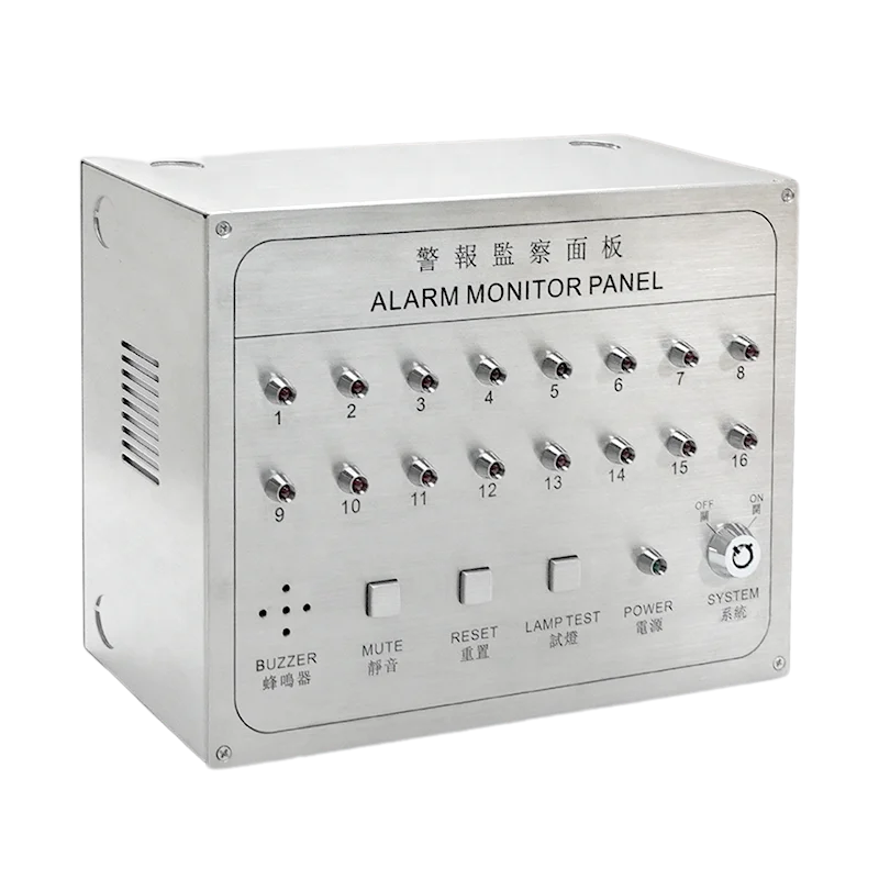 miTEC Addressable Alarm Control Panel 4 8 16 Zone for Fire Alarm Security Alarm System with UPS Battery Backup