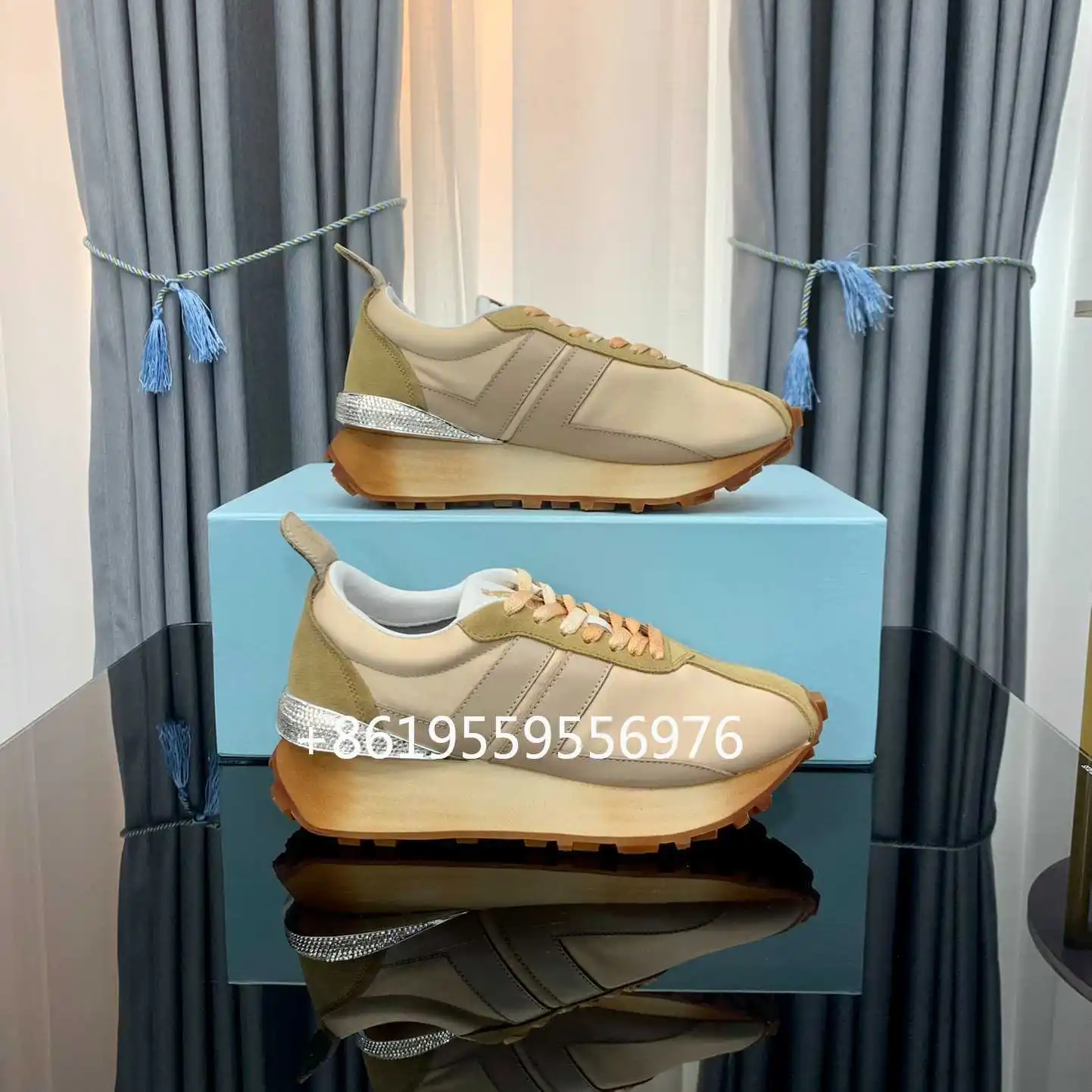 Top quality unisex thick sole running shoes, fashion brand designer luxury 100% genuine leather casual retro unisex sneakers