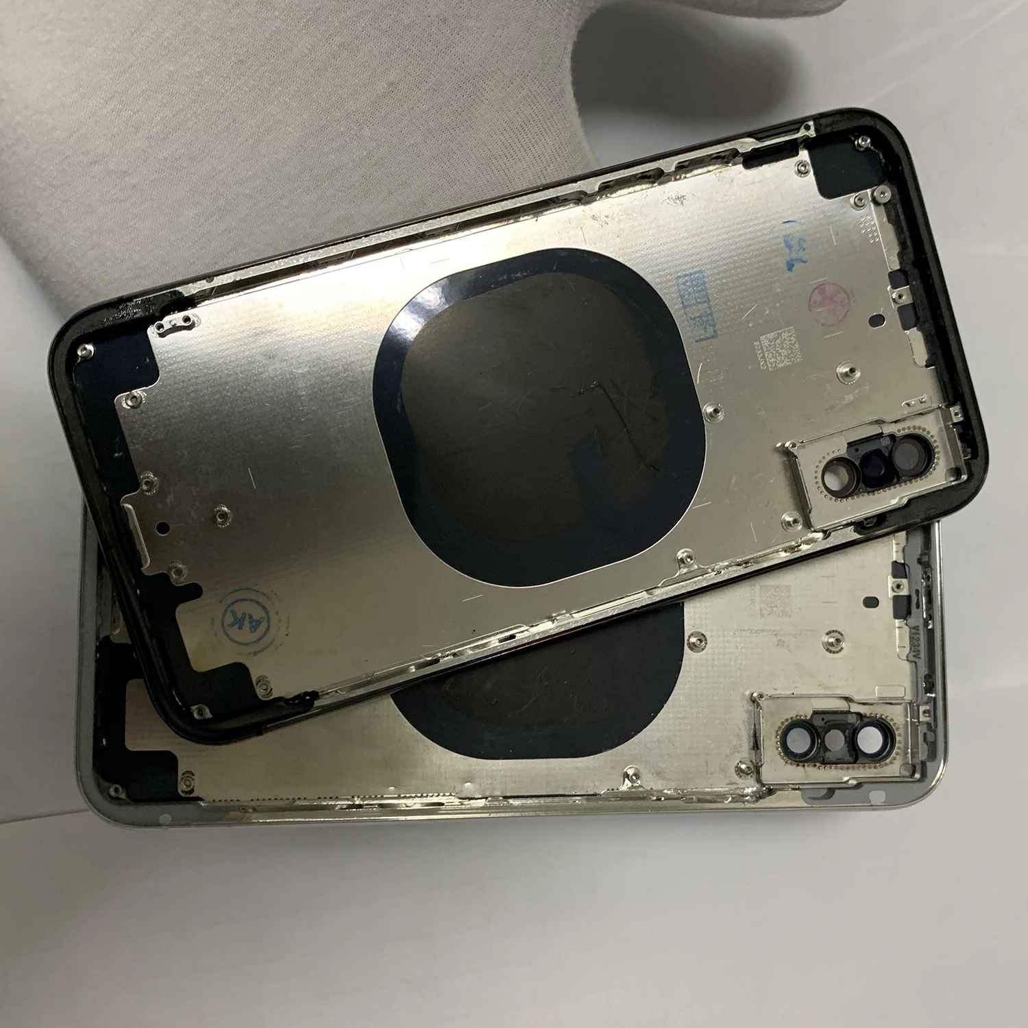 Оптовая продажа мобильный телефон задняя крышка батареи Корпус для Iphone X XS Max XR полный корпус средняя рамка на заказ с