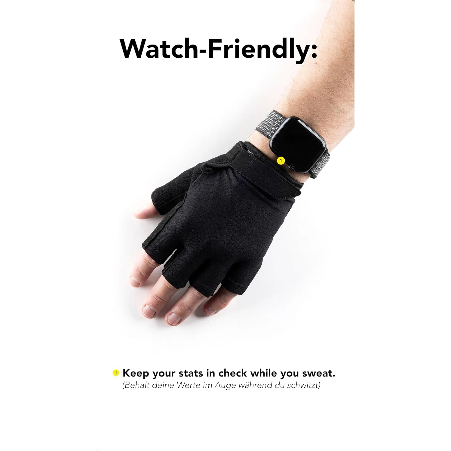 2024 Padded Workout Gloves Fingerless Gym Fitness Gloves Weight Lifting Pull-ups Pushups Training Full Palm Protection Exercise