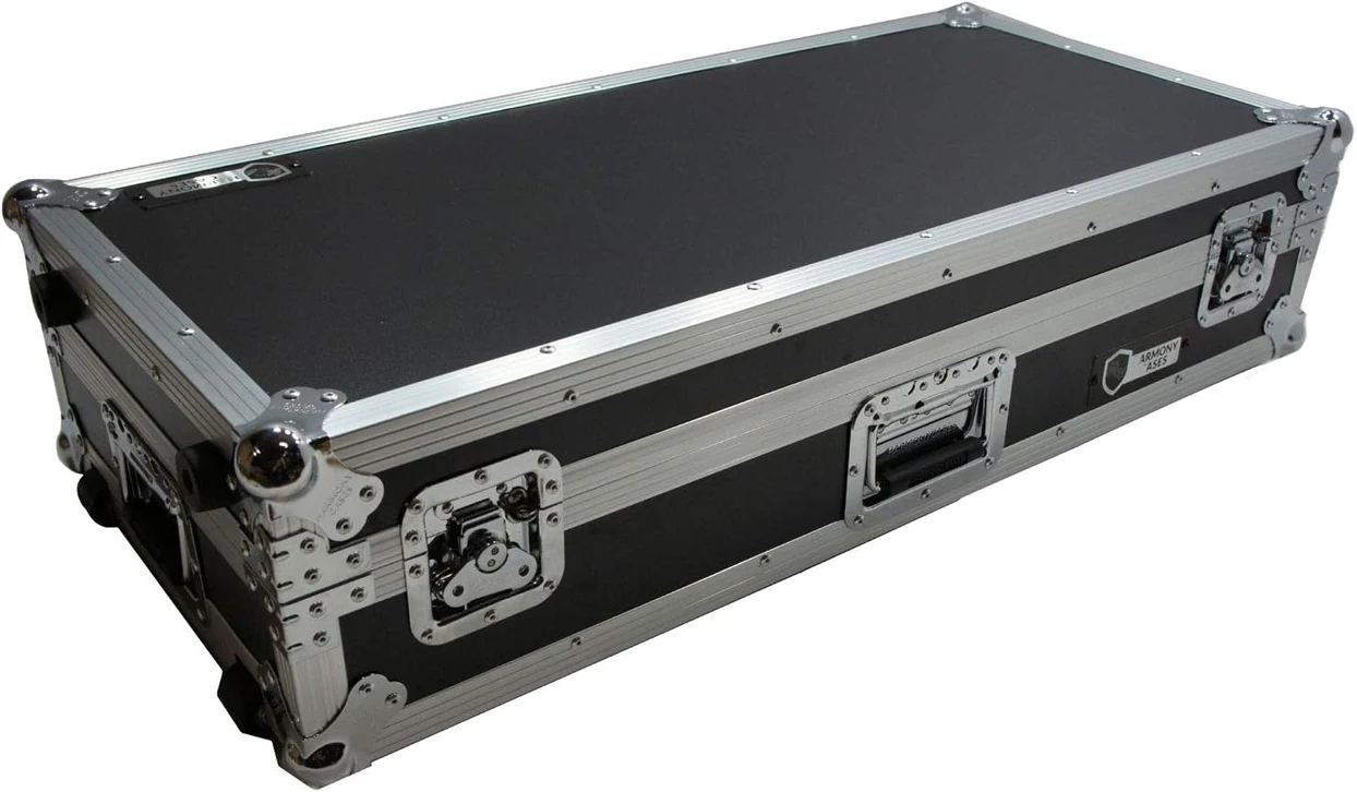 Flight Case ATA Hard Custom Protective Case Compatible with 37/61/76/88 Note Keyboard