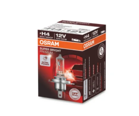 
Osram Off-road Super Bright 12V H4 100/90W 62204SBP Made in Germany 