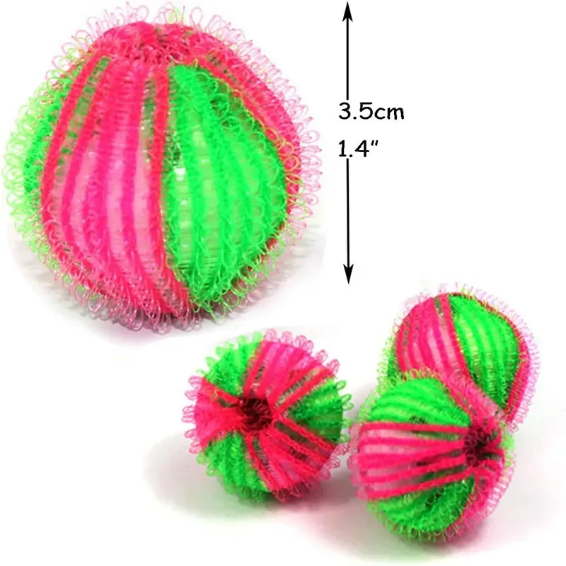 6PCS Magic Washing Machine Hair Remover Laundry Ball Clothes Personal Care Hair Ball Cleaning Ball