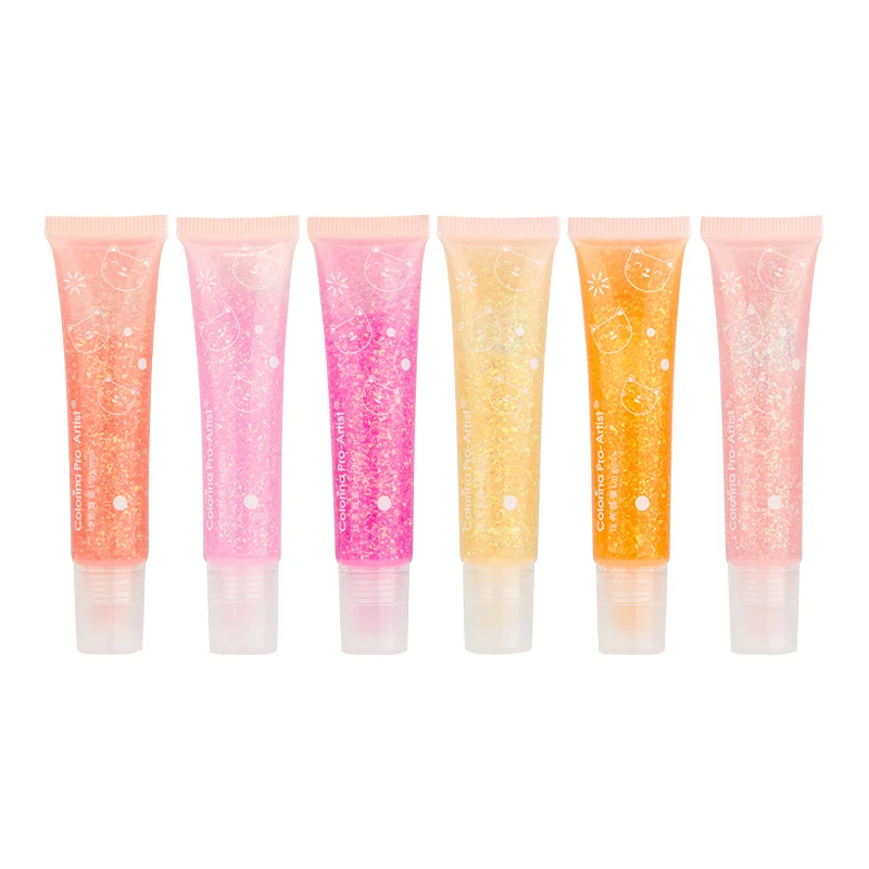 14ml cosmetics makeup lip gloss fruity smell customized low prices high pigment shimmer lip gloss