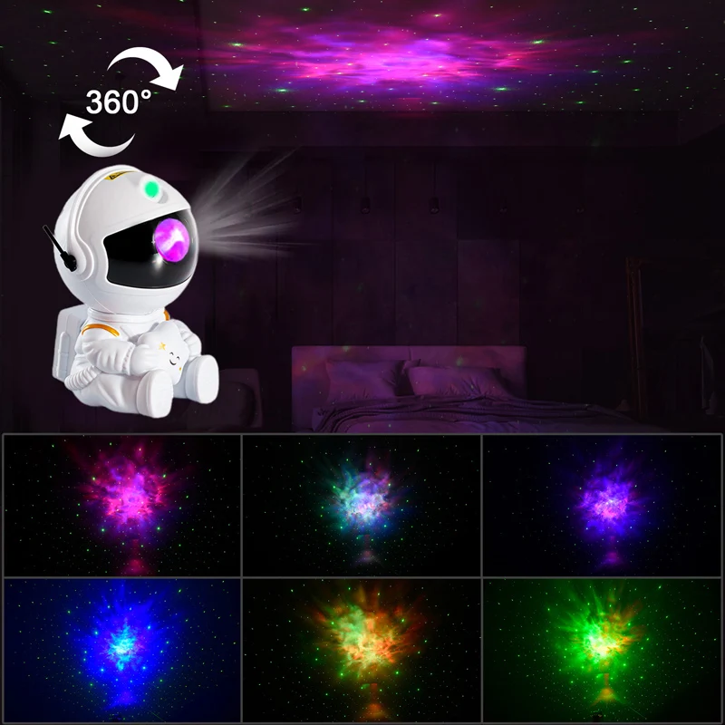 New Product LED Astronaut Galaxy Projector Lamp Spaceman Star Projector Night Light