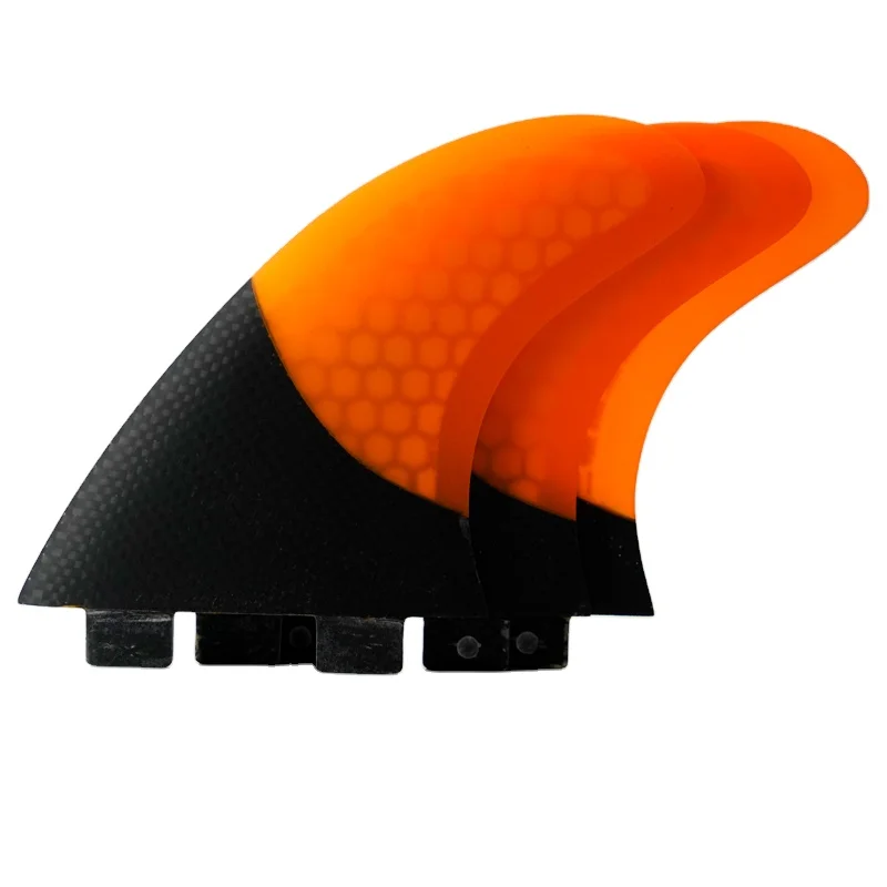 Производство высококачественных плавников для серфинга, Китай, Подруливающее Устройство для серфинга, плавники, два язычка, полугарные соты, три плавника