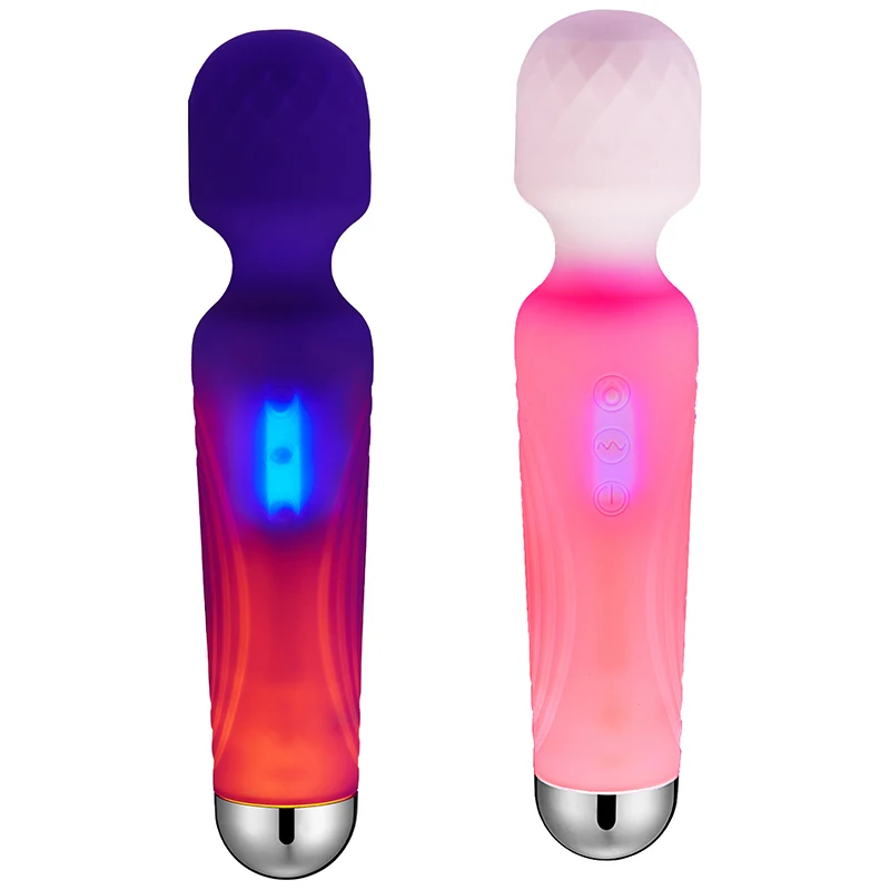 G Spot Massager  Magnetic Charging Luminous Sexy AV  Wand Vibrator For Women