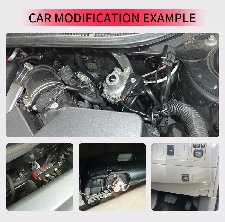 ACT gas engine conversion kit for 6 cylinders engine kit gnv auto gas parts dual fuels