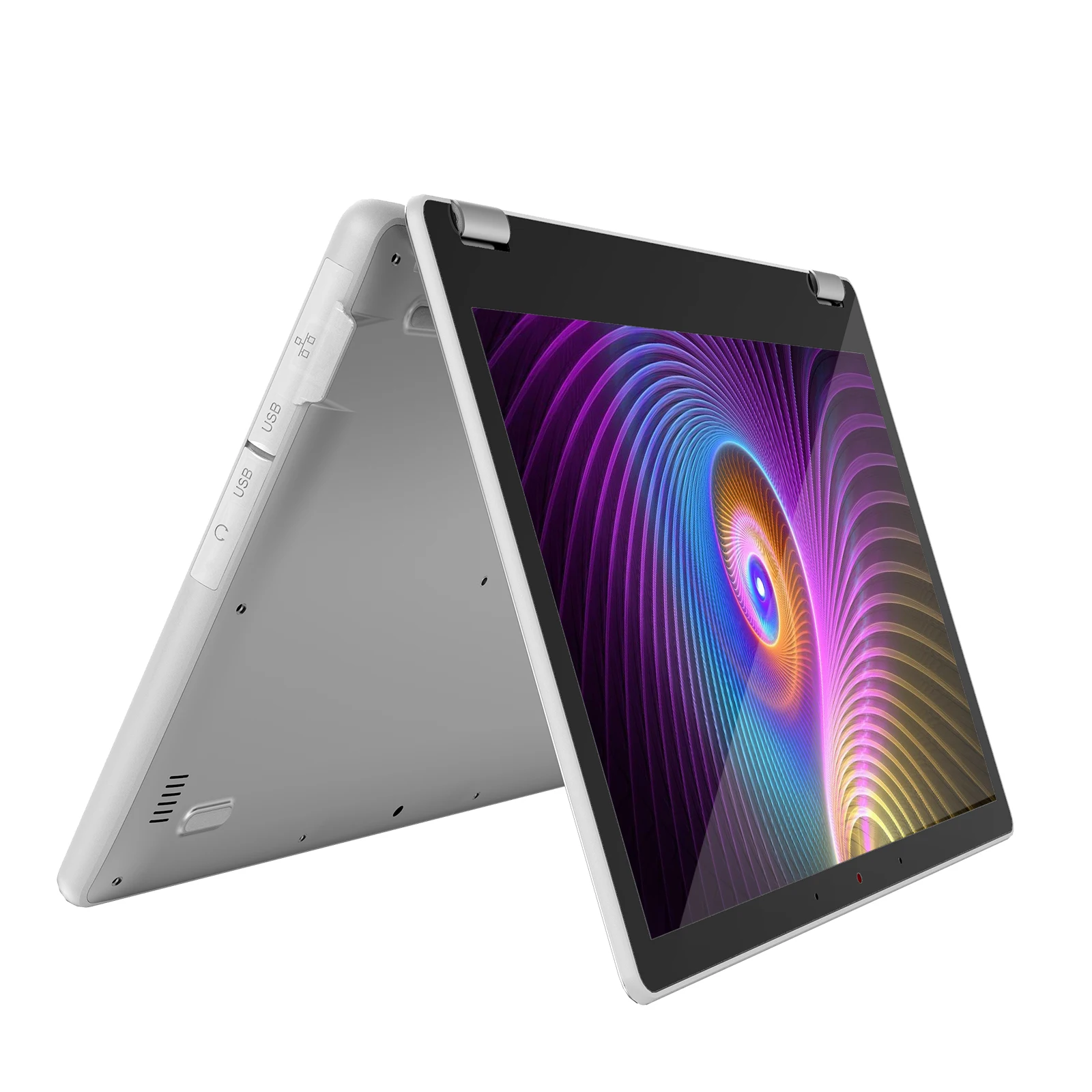 AWOW 13.3 Inch Yoga FHD 6GB Ram 256GB Rom Touch Screen Laptop Touchscreen Oem Laptop Chinese computadora laptop