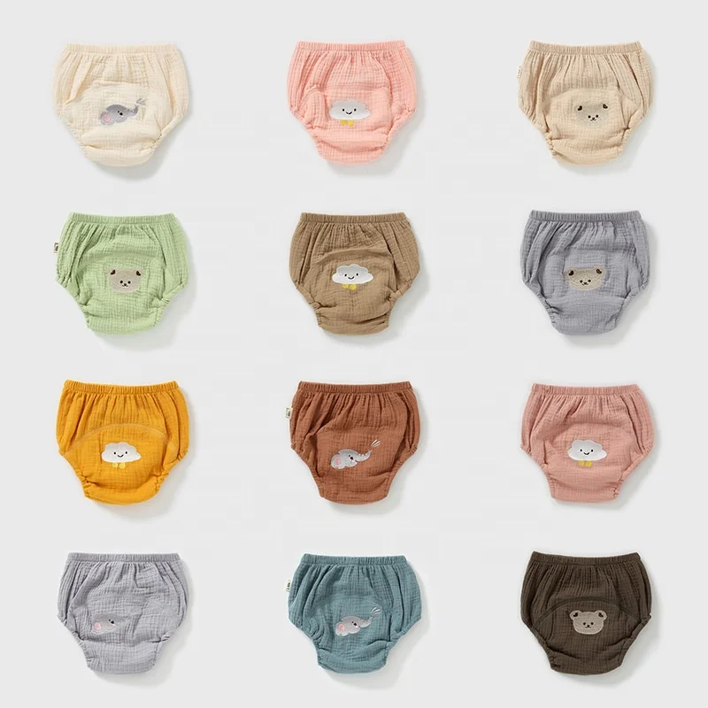 high quality cloth diaper reusable waterproof Suede Cloth baby potty training pants