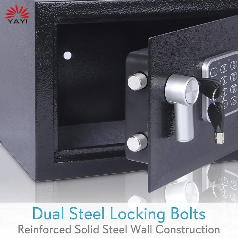 Portable Steel Alloy Drop Safety Keypad Lock Home Hotel and Office Security Money Safe Box