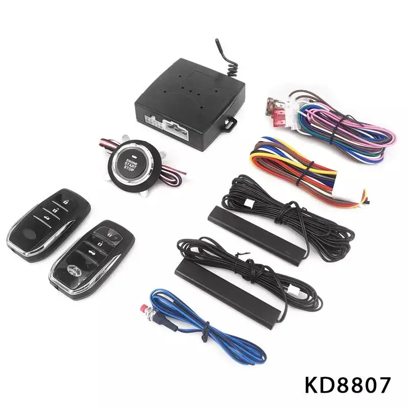 Factory price 12V Remote Starter For Car Keyless Entry Auto Button Engine Car Alarm System Viper Central Locking PKE Start Stop