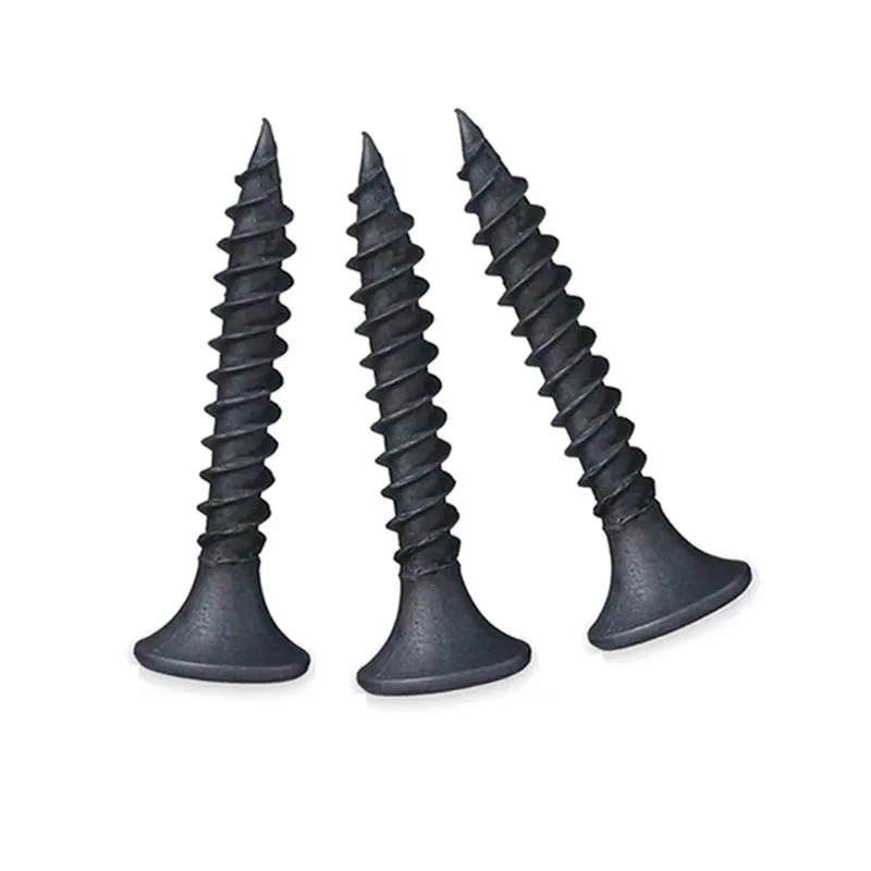 Black phosphatedself drywall screws 1 1/4 coarse thread galvanized drywall screws gypsum tianjin drywall screw
